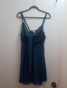 Blue babydoll chemise